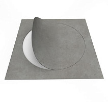 Forbo Allura Material 63523DR7 grigio concrete circle фото 2 | FLOORDEALER